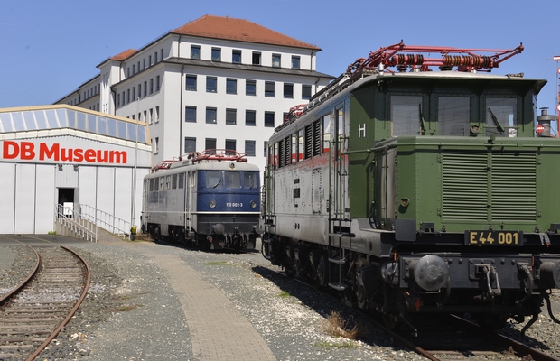 Historische Lokomotiven im Nürnberger DB Museum. (Foto: © DB Museum Nürnberg)