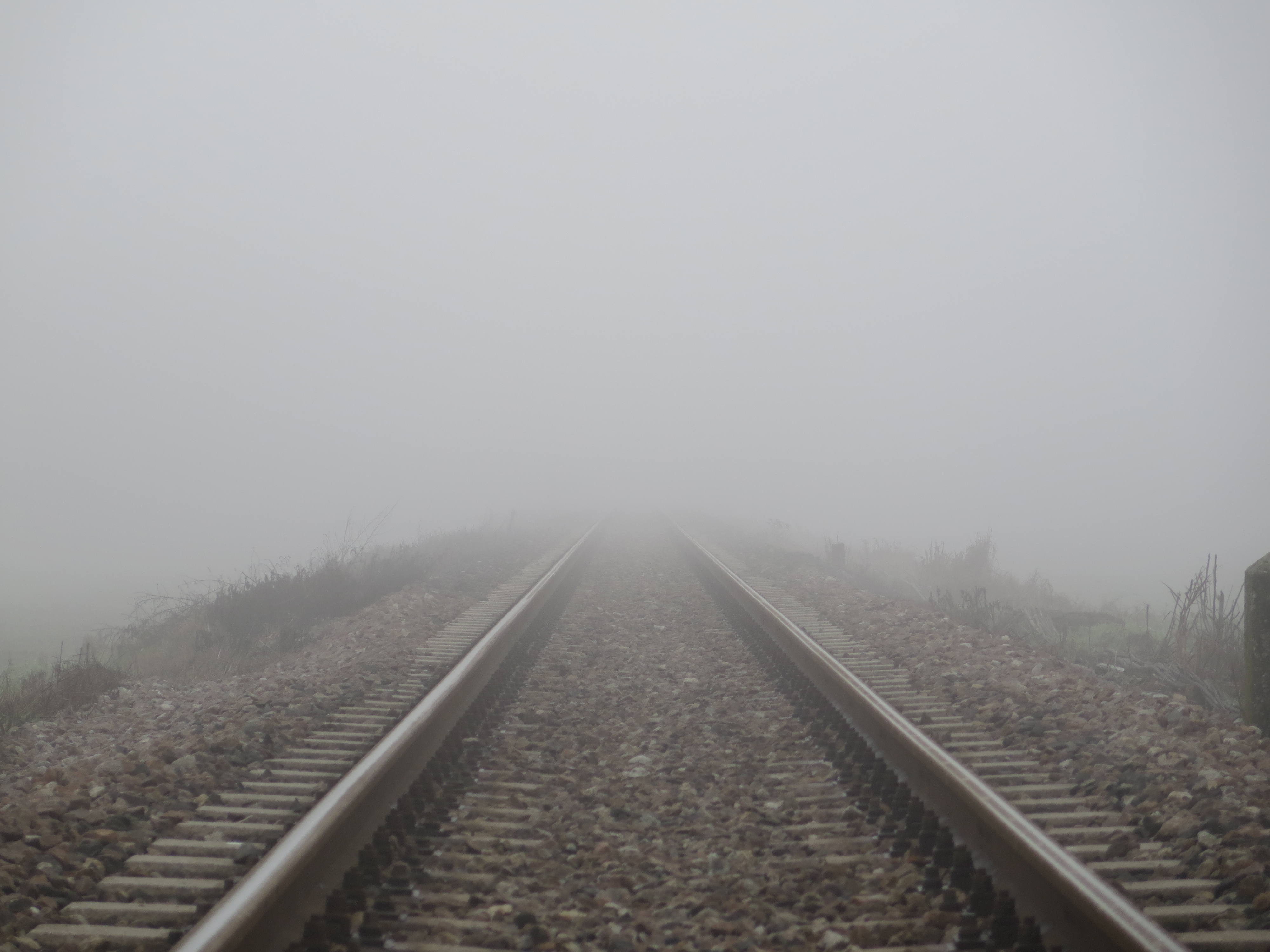 Die Zukunft der Schienen im Wettbewerb mit der Straße liegt buchstäblich im Nebel. (Foto: © Sommaruga Fabio / pixelio.de)
