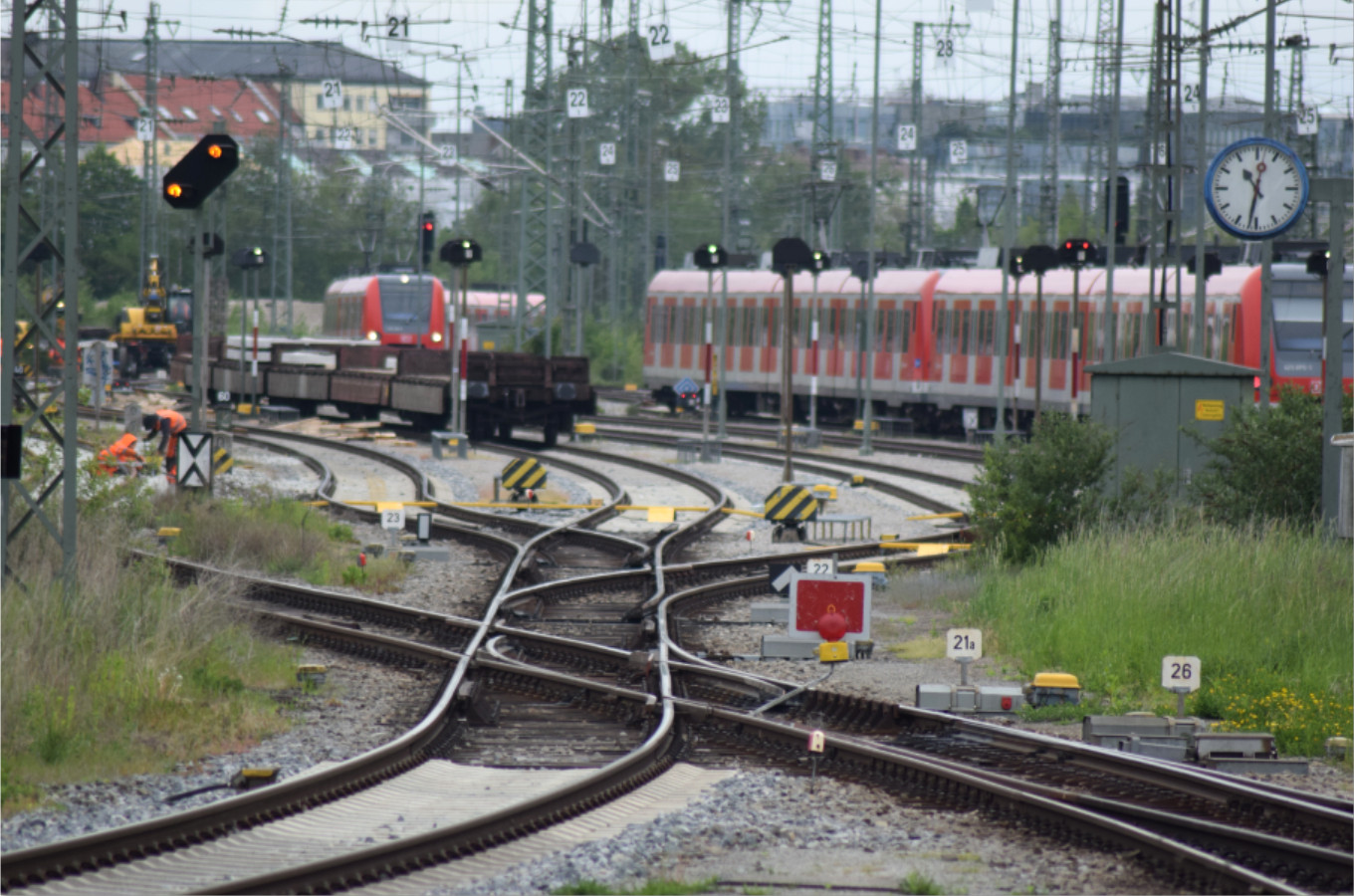 ZUR FOTOSTRECKE: Impressionen der Gleisbaustelle am Münchner Ostbahnhof. (Foto: © Bahnblogstelle)