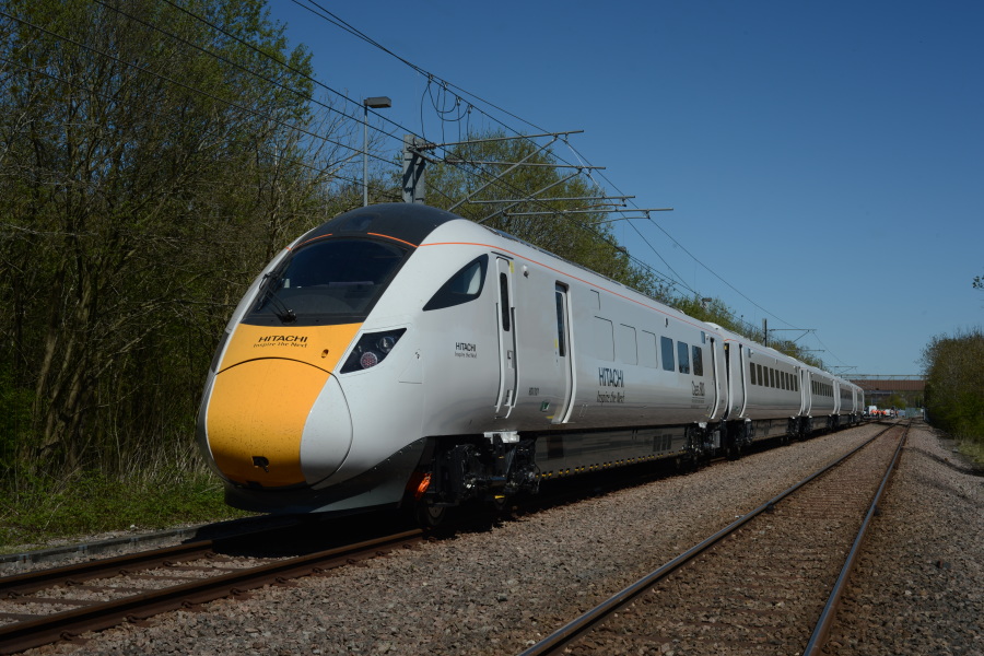 Neuer Hochgeschwindigkeitzug IEP in UK von Hersteller Hitachi Rail Europe. (Foto: © Hitachi Rail Europe)