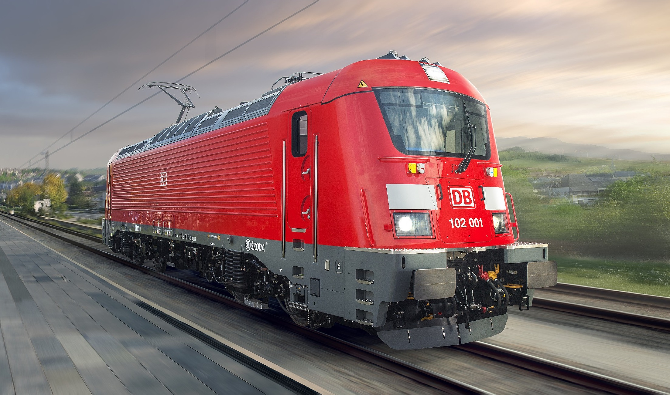 Die neue Lokomotive der Baureihe 102 von Škoda Transportation für die DB Regio AG. (Foto: © Škoda Transportation)