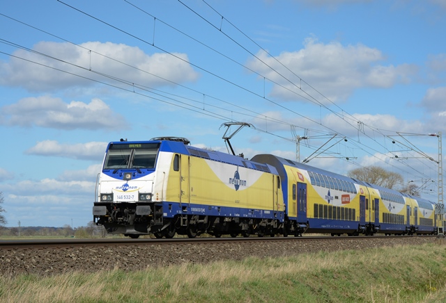 Symbolbild: Ein metronom-Zug aus der Fahrzeugflotte von LNVG. (Foto: © LNVG)