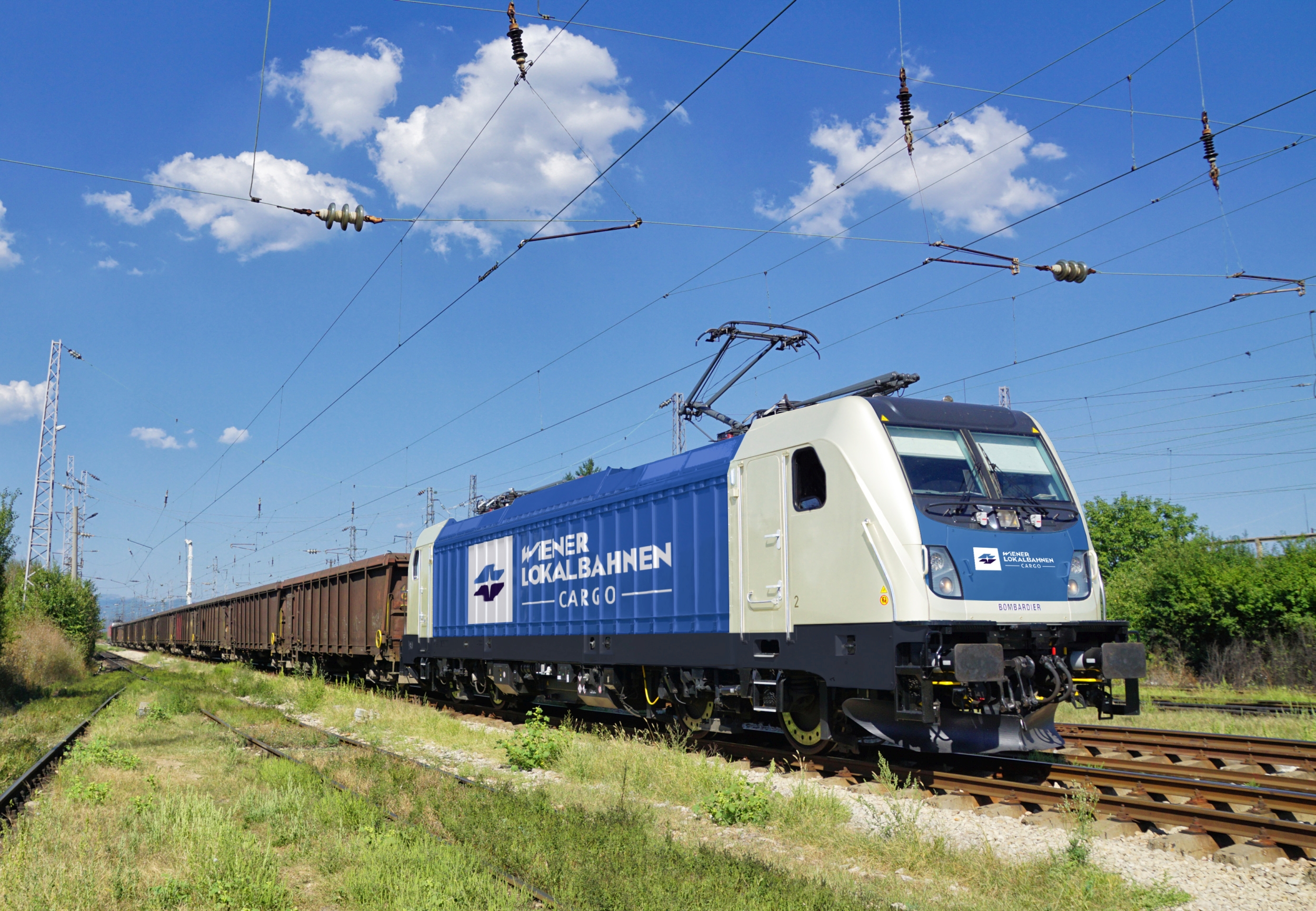 Bombardier TRAXX AC3-Lokomotive mit Last Mile-Funktionalität für Wiener Lokalbahnen Cargo. (Foto: © Bombardier)