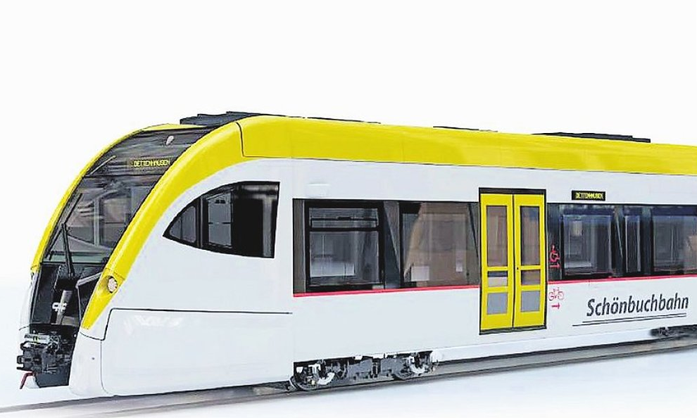 Dieser Fahrzeugtyp soll ab 2020 auf der Schönbuchbahn verkehren. (Foto: © VVS)