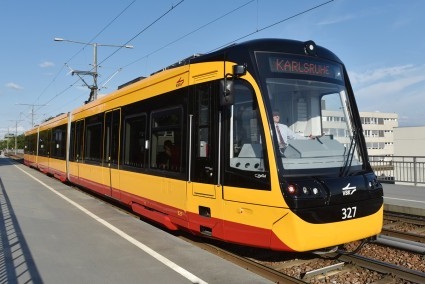 Stadtbahn Citylink NET 2012 in Karlsruhe. (Foto: © VBK)